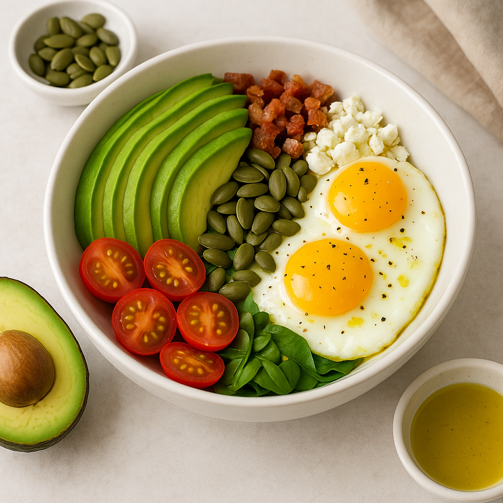 Quick and Delicious Keto Avocado Breakfast Bowl