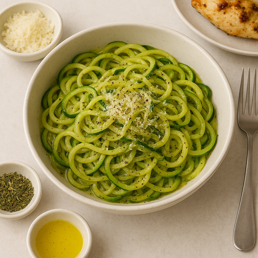 Quick and Delicious Garlic Parmesan Zucchini Noodles Recipe